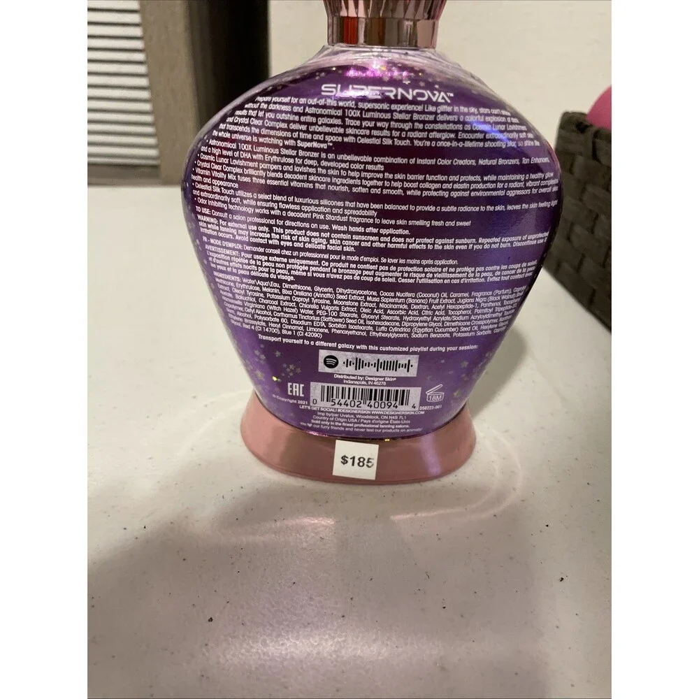 GENUINE Designer Skin Super Nova Supernova 100x Bronzer Tanning Lotion FRESH!